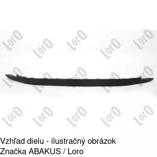 Spojler predného nárazníka 323825 /POLCAR/ - obr. 2