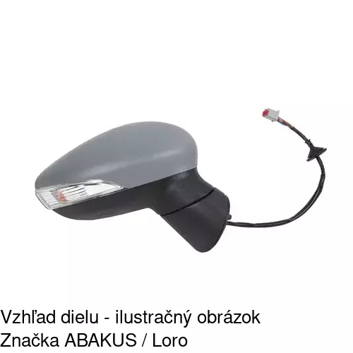 Vonkajšie zrkadlo 3238526E /POLCAR/ - obr. 2