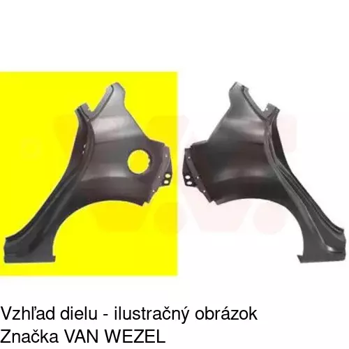 Zadný blatník 323883-1 /POLCAR/ - obr. 1