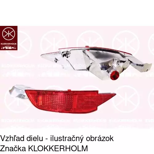 Hmlové svetlo - zadné 323897-E /POLCAR/ - obr. 1