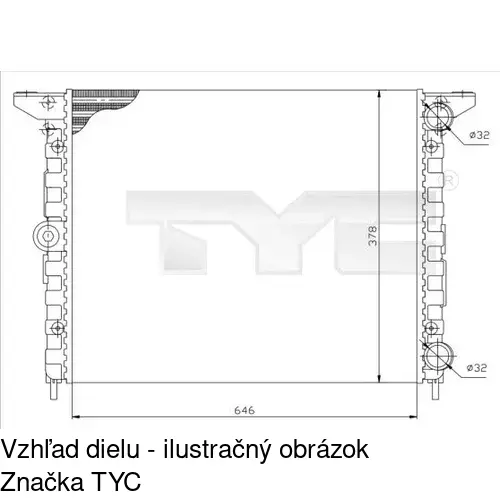 Chladiče vody POLCAR 324008-4