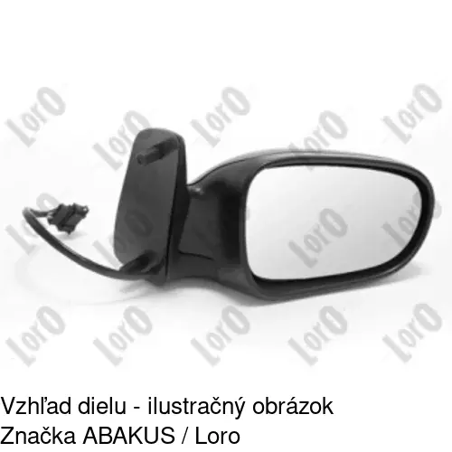 Vonkajšie zrkadlo 3240524E /POLCAR/ - obr. 1