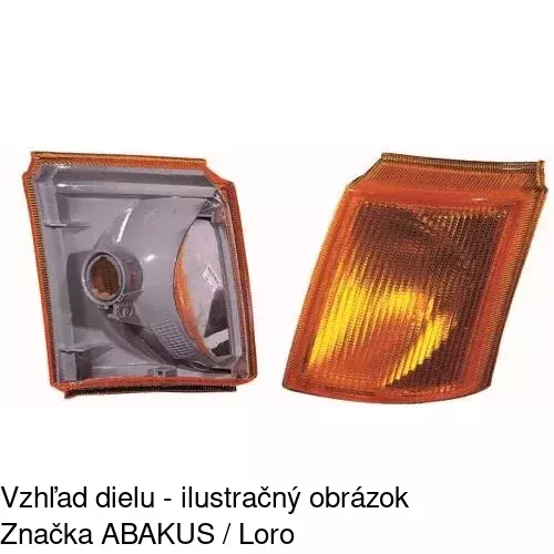 Hlavný reflektor 324509-E /POLCAR/ - obr. 1