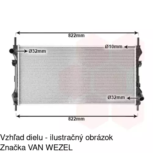 Chladiče vody 324708-3 /POLCAR/ - obr. 2