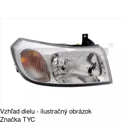 Hlavný reflektor 3247094E /POLCAR/ - obr. 2