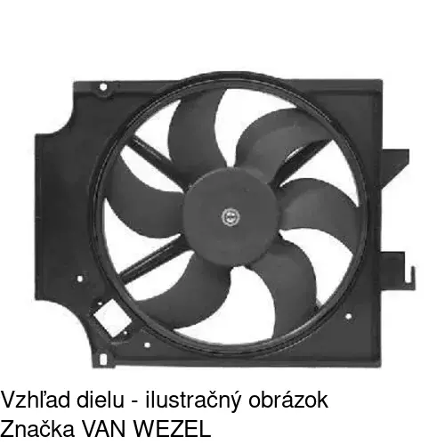 Ventilátory chladičov 324723W1 /POLCAR/ - obr. 1