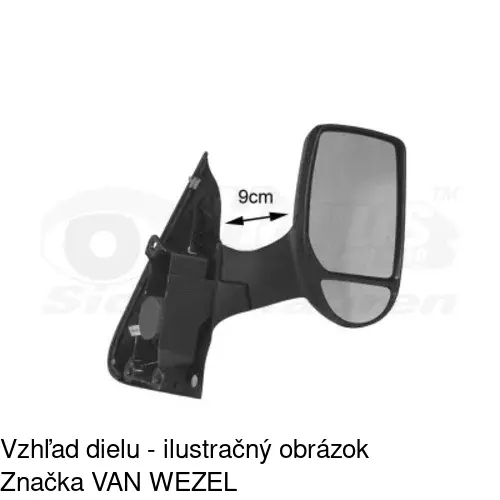 Vonkajšie zrkadlo 3247521E /POLCAR/ - obr. 5
