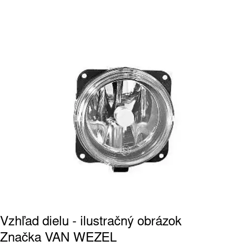 Hmlové svetlo - predné 325629-E /POLCAR/ - obr. 2