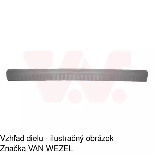 Lišta nárazníka 325696-2 /POLCAR/ - obr. 2