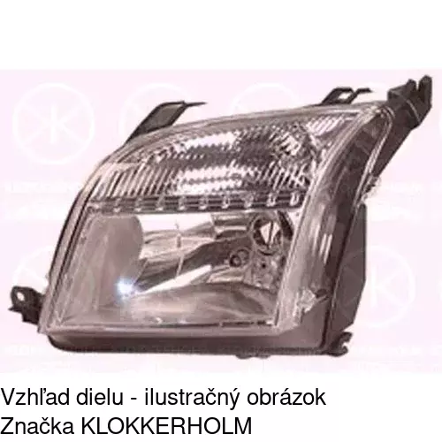 Hlavný reflektor 325709-E /POLCAR/ - obr. 1