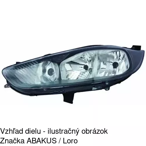 Hlavný reflektor 32B109-E /POLCAR/ - obr. 4