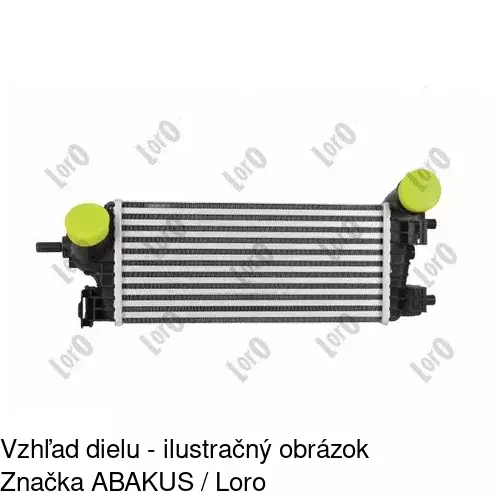 Chladiče vzduchu (Intercoolery) 32C1J8-4 /POLCAR/ - obr. 2