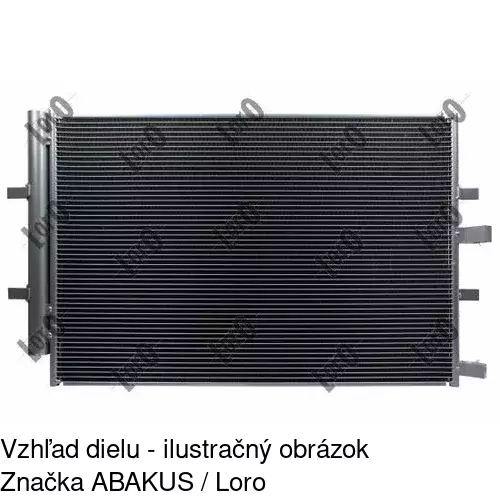 Chladiče klimatizácie 32N1K8C1 /POLCAR/ - obr. 1