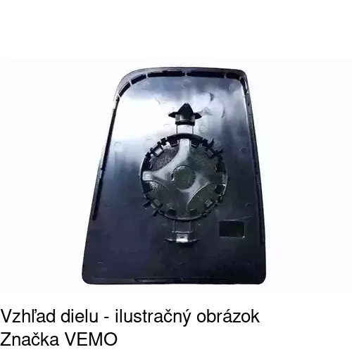 Sklo vonkajšieho zrkadla s držiakom 32N2543M /POLCAR/ - obr. 3