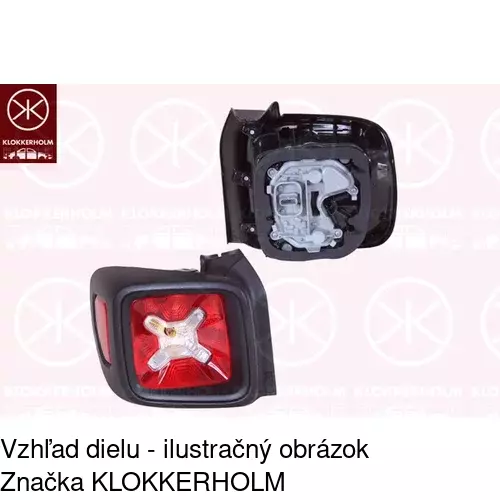 Zadné svetlo 34L187-U /POLCAR/ - obr. 1