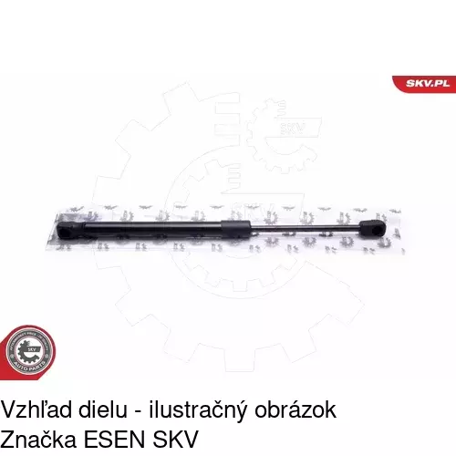 Plynová pružina 3732AS /POLCAR/ - obr. 1