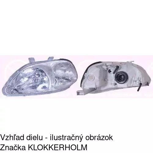 Hlavný reflektor 3810091E /POLCAR/ - obr. 1