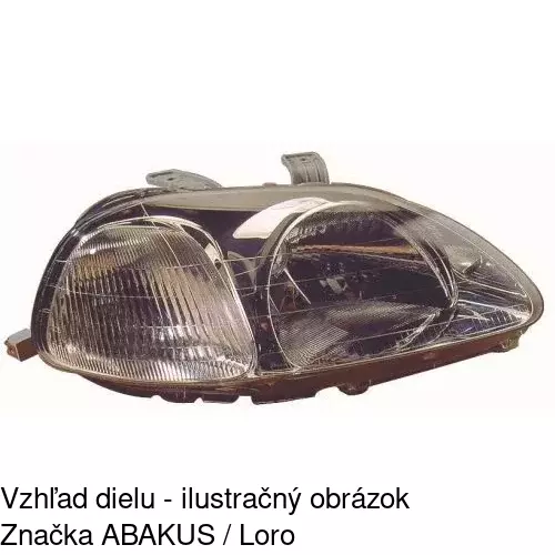 Hlavný reflektor 3810093E /POLCAR/ - obr. 2