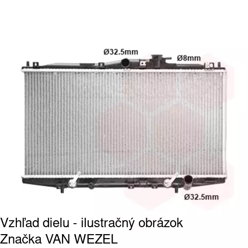 Chladiče vody 3818083K /POLCAR/ - obr. 3