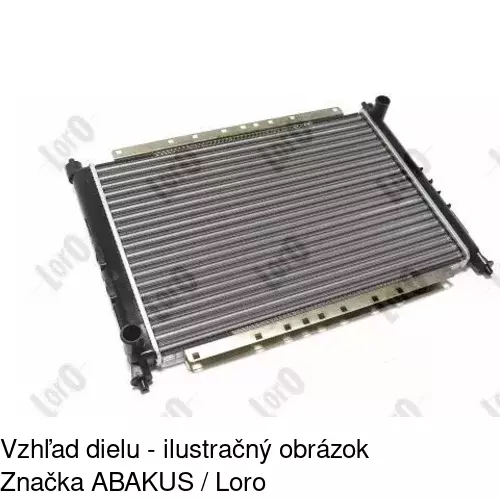 Chladiče vody 381908A6 /POLCAR/ - obr. 1