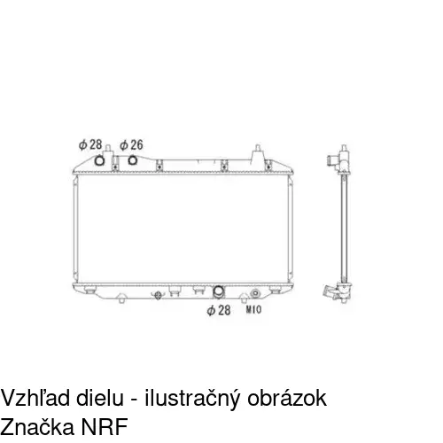 Chladiče vody POLCAR 3845082K