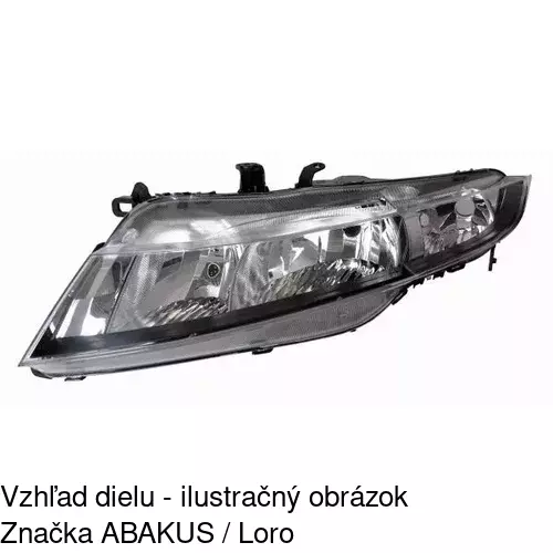 Hlavný reflektor 3845093E /POLCAR/ - obr. 3