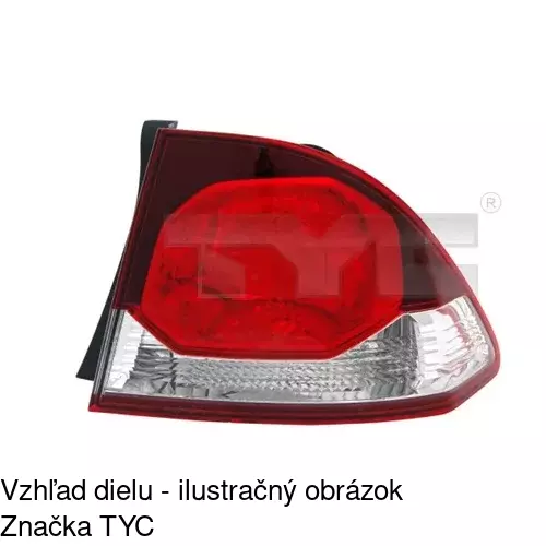 Zadné svetlo POLCAR 3845882E
