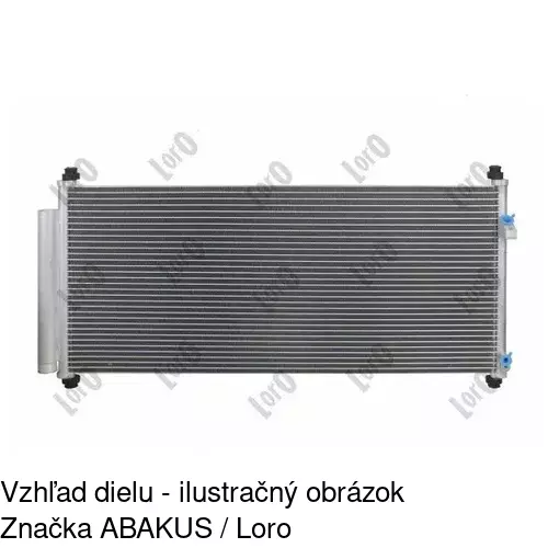 Chladiče klimatizácie 3858K8C1 /POLCAR/ - obr. 1