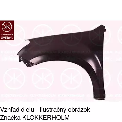 Predný blatník POLCAR 39P101-1