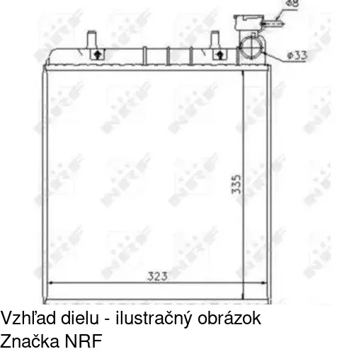 Chladiče vody POLCAR 4006081X