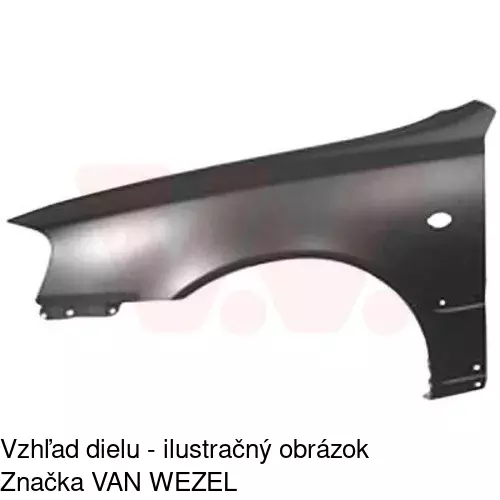 Predný blatník POLCAR 400701