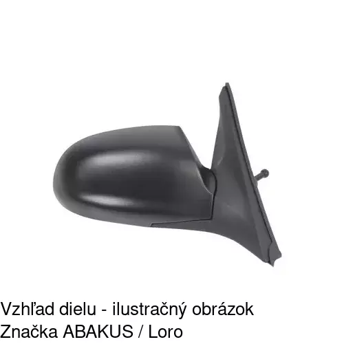 Vonkajšie zrkadlo 4007521E /POLCAR/ - obr. 1