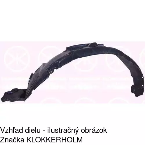 Podblatník (plast) POLCAR 4014FP1T