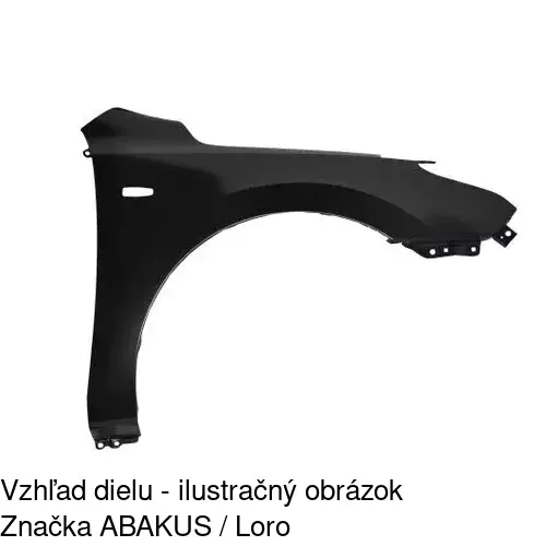 Predný blatník 401502-J /POLCAR/ - obr. 2