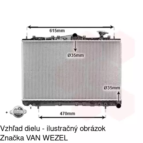 Chladiče vody 402208-X /POLCAR/ - obr. 1