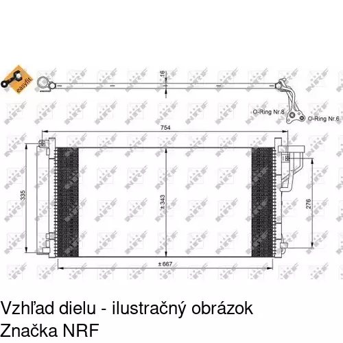 Chladiče klimatizácie POLCAR 4026K8C2S