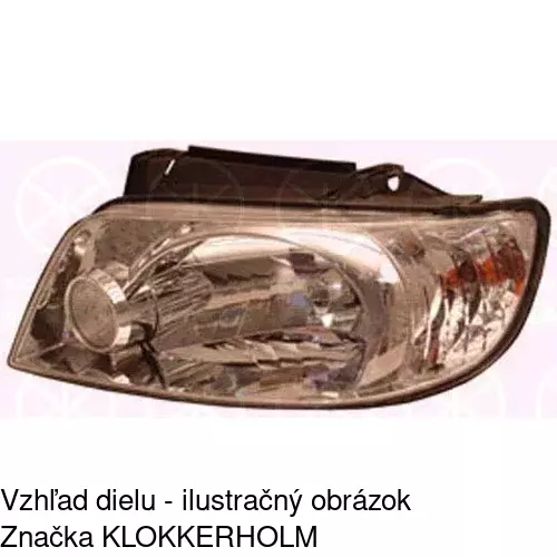 Hlavný reflektor 4035090E /POLCAR/ - obr. 1