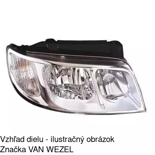 Hlavný reflektor 4036101E /POLCAR/ - obr. 1
