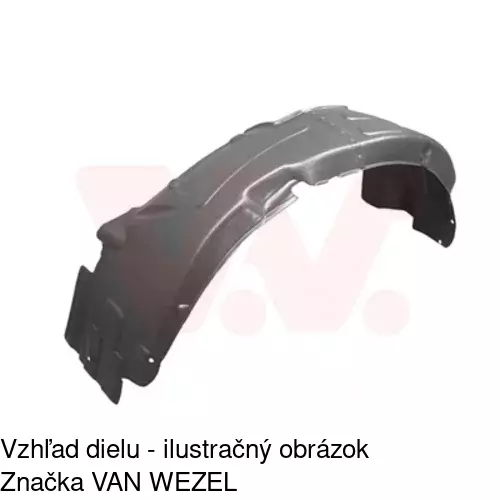 Podblatník (plast) 4048FL1T /POLCAR/ - obr. 1