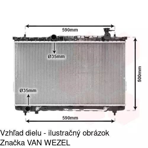 Chladiče vody 405008-2 /POLCAR/ - obr. 2