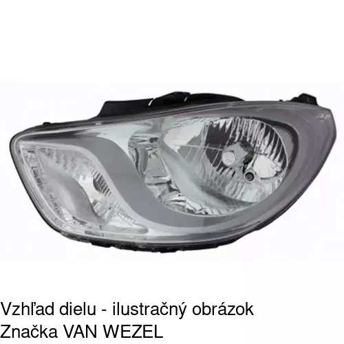 Hlavný reflektor 40A1090E /POLCAR/ - obr. 2