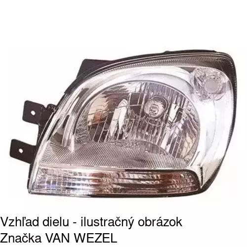 Hlavný reflektor 4103091E /POLCAR/ - obr. 3