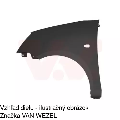 Predný blatník 410601-J /POLCAR/ - obr. 2