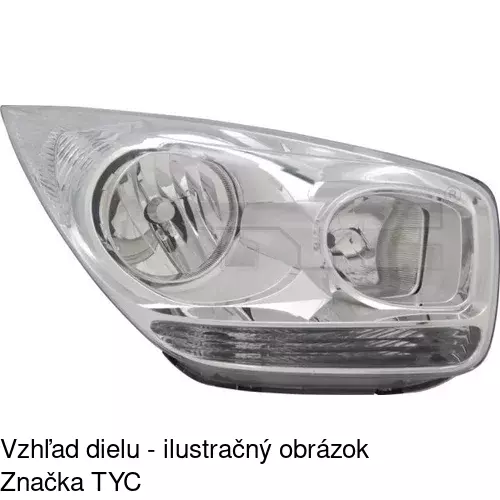 Hlavný reflektor POLCAR 410810-E