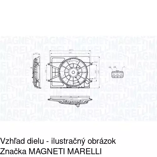 Ventilátory chladičov 411423W2X /POLCAR/ - obr. 4