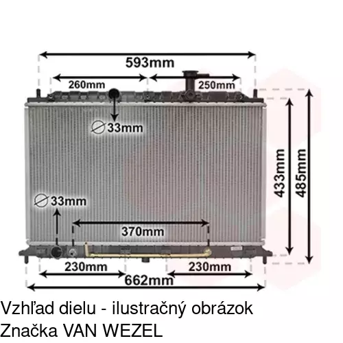 Chladiče vody 411708-5 /POLCAR/ - obr. 1