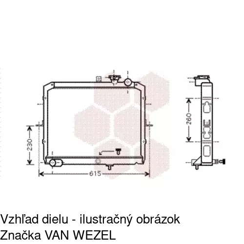 Chladiče vody 415008-3 /POLCAR/ - obr. 1