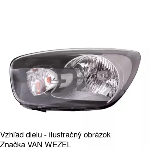 Hlavný reflektor 41A1090E /POLCAR/ - obr. 3