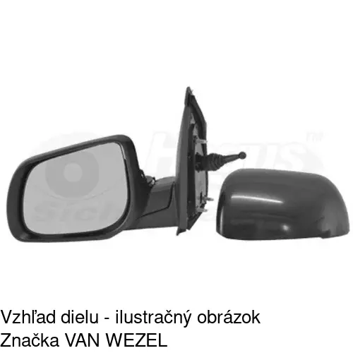 Vonkajšie zrkadlo 41A1512M /POLCAR/ - obr. 1