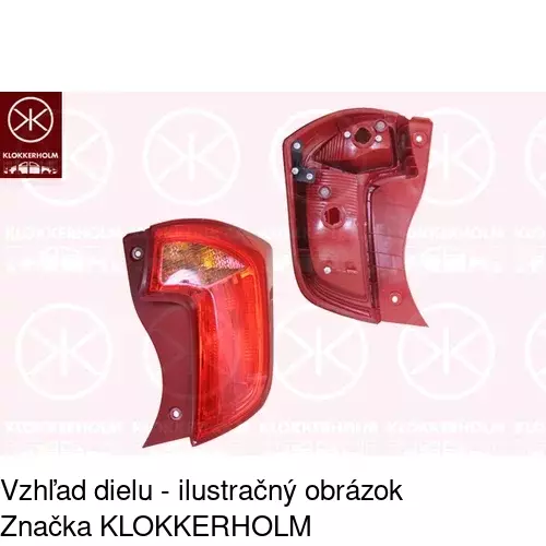 Zadné svetlo 41A188-E /POLCAR/ - obr. 2